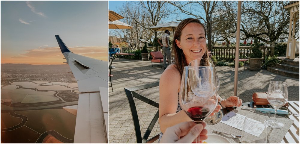 In February, I flew to Napa Valley to visit my best friend for her birthday! Of course, when in Napa, do the wine tastings!