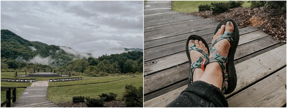 September brought my first super rainy wedding day.