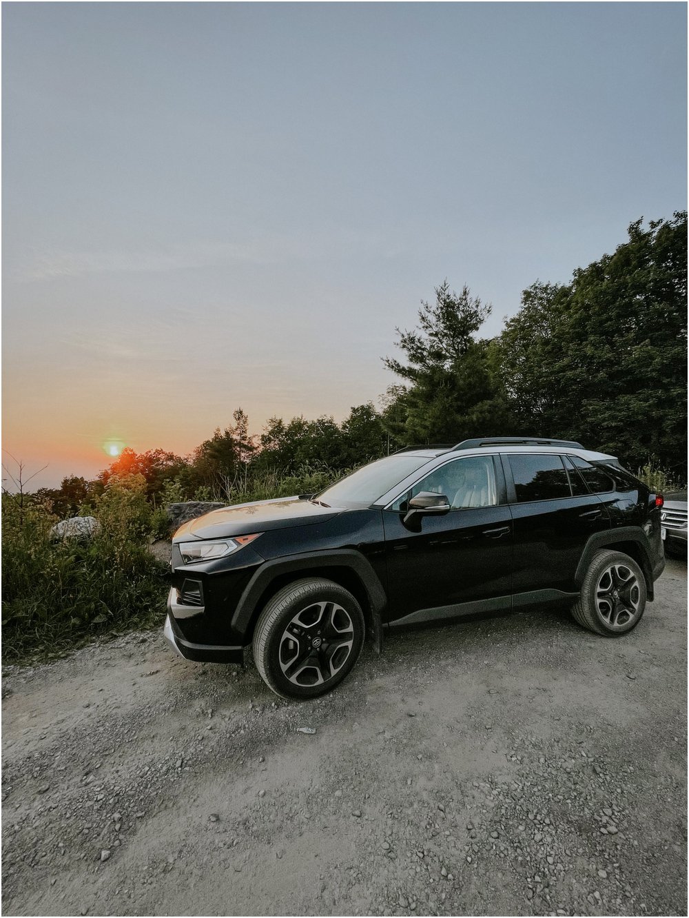 After meeting Guy, I drove back home for an engagement session in the mountains. The sunsets here are hard to beat.