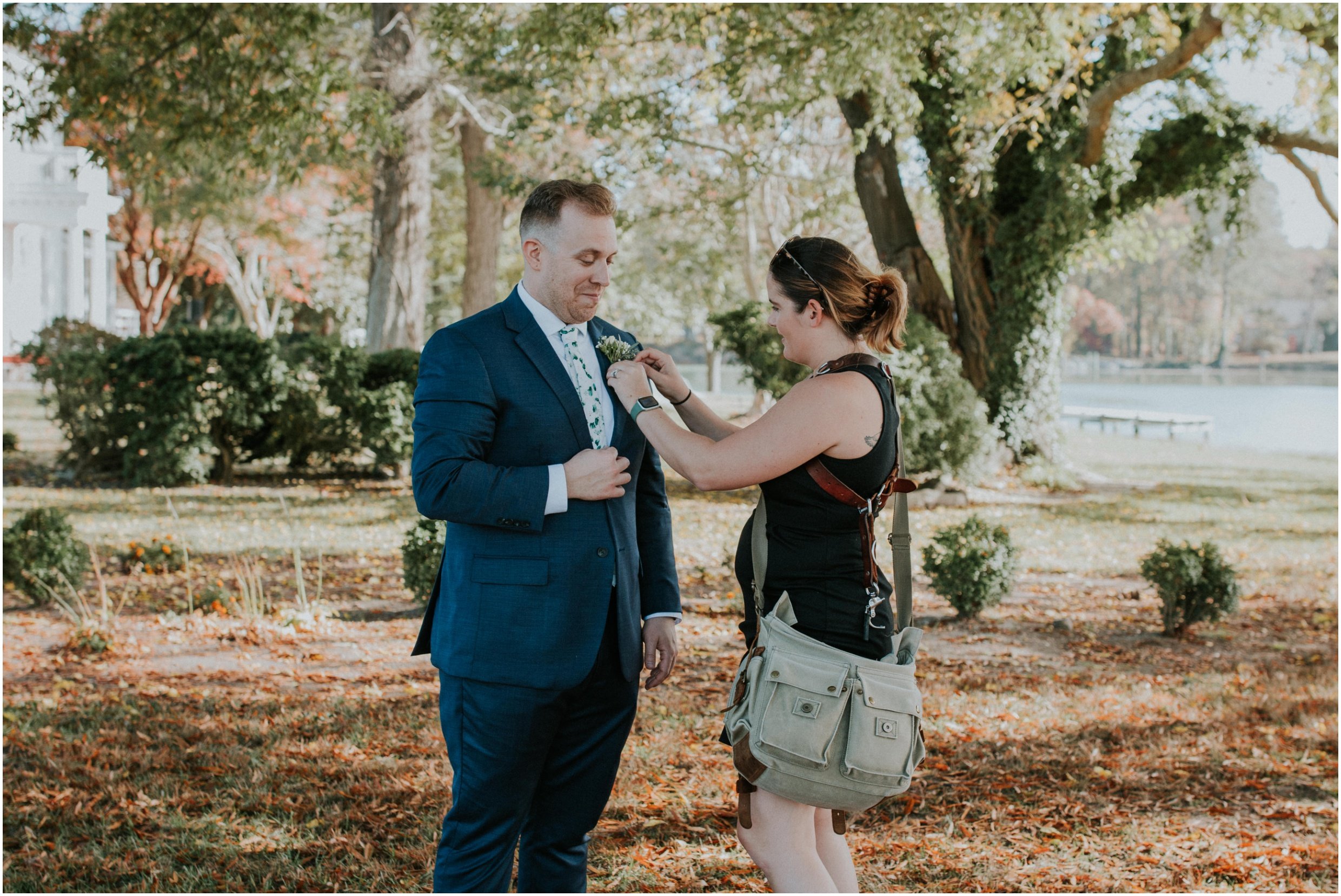 Like I mentioned earlier, boutonniere duty!