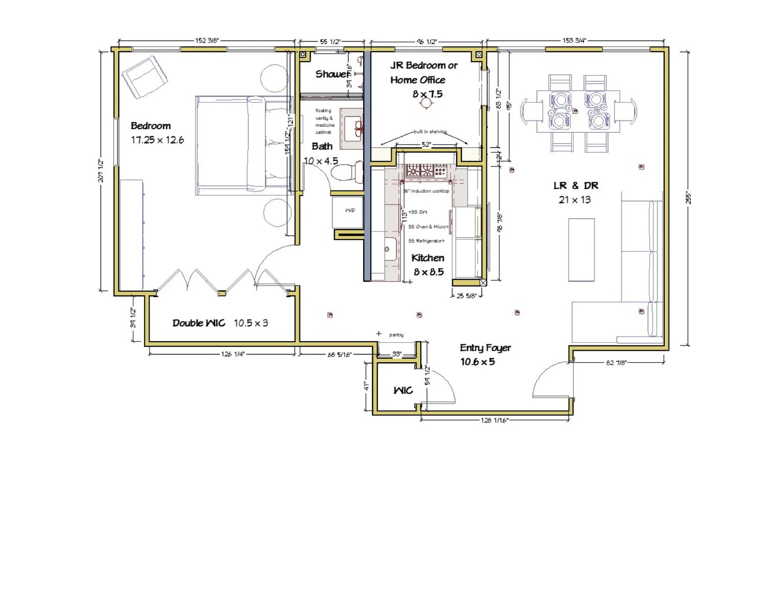 Brooklyn Condo Floor Plan After