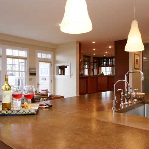 Example of a fabulous concrete countertop.