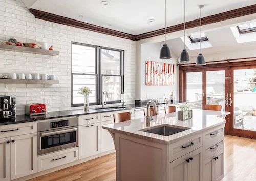 KitchenVisions | West Roxbury Kitchen with Sink on perimeter and sink on island.jpeg