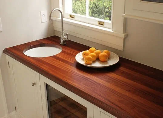 Mahagony surface from Bob Vila