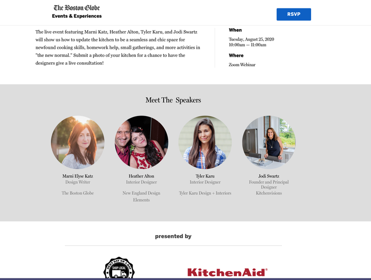 Kitchens in the Covid-19 Era - At Home Webinar Sponsored by KitchenAid