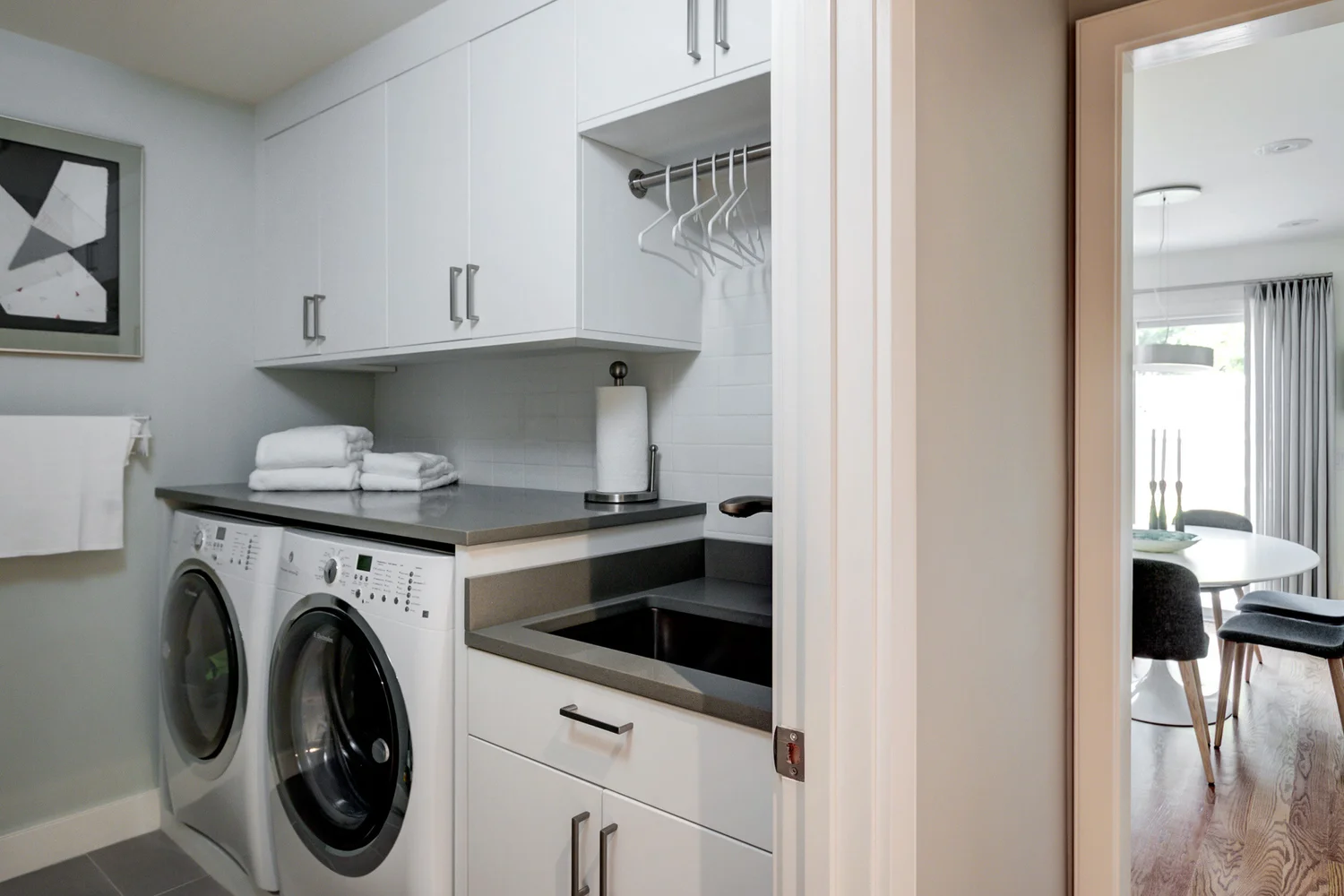 Did Covid create more laundry? Or just the demand for laundry rooms and separate sinks?