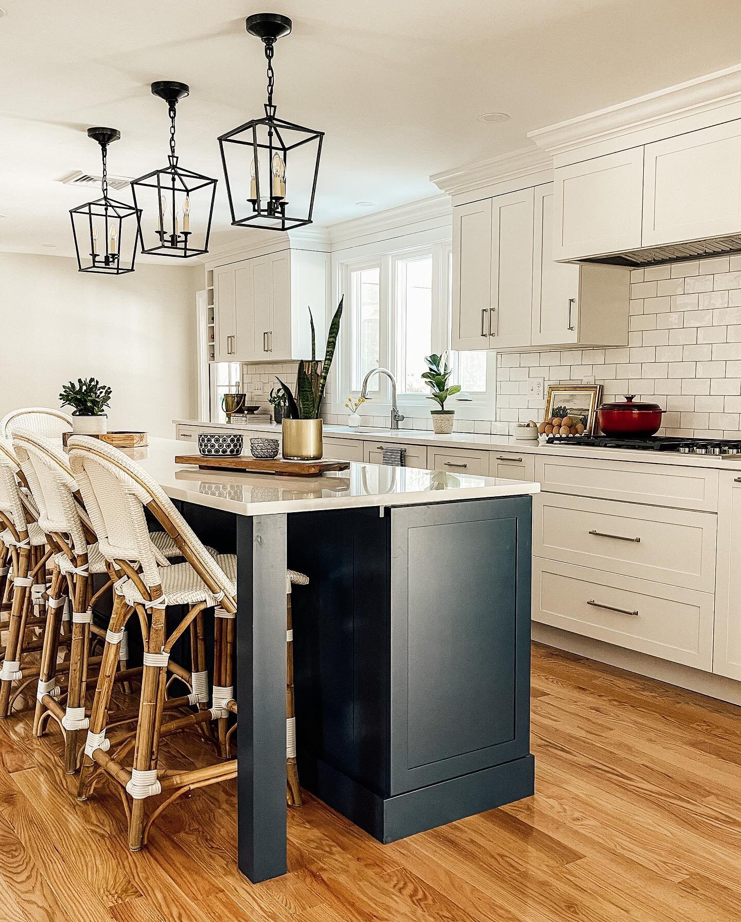 Happy Wednesday! We have a lovely project to share in Ashland. 
This project was an entire first floor renovation. We removed the wall between the dining and the kitchen so it is all kitchen. Sink location remains the same, but we now have a wider wi