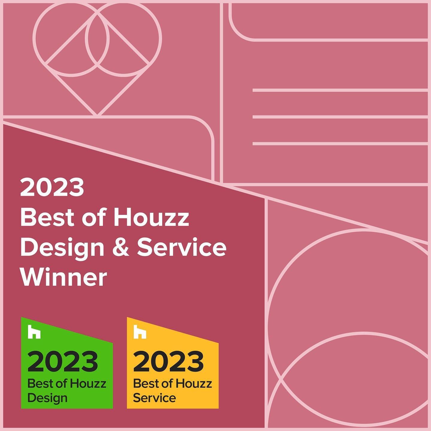 BEST OF HOUZZ AWARD! 🏆For the ninth consecutive year, KitchenVisions has been recognized with a Best of Houzz Award. This year KV won for Design and Service. Thank you @houzz and to our loyal clients who place their trust in our design vision.

#awa