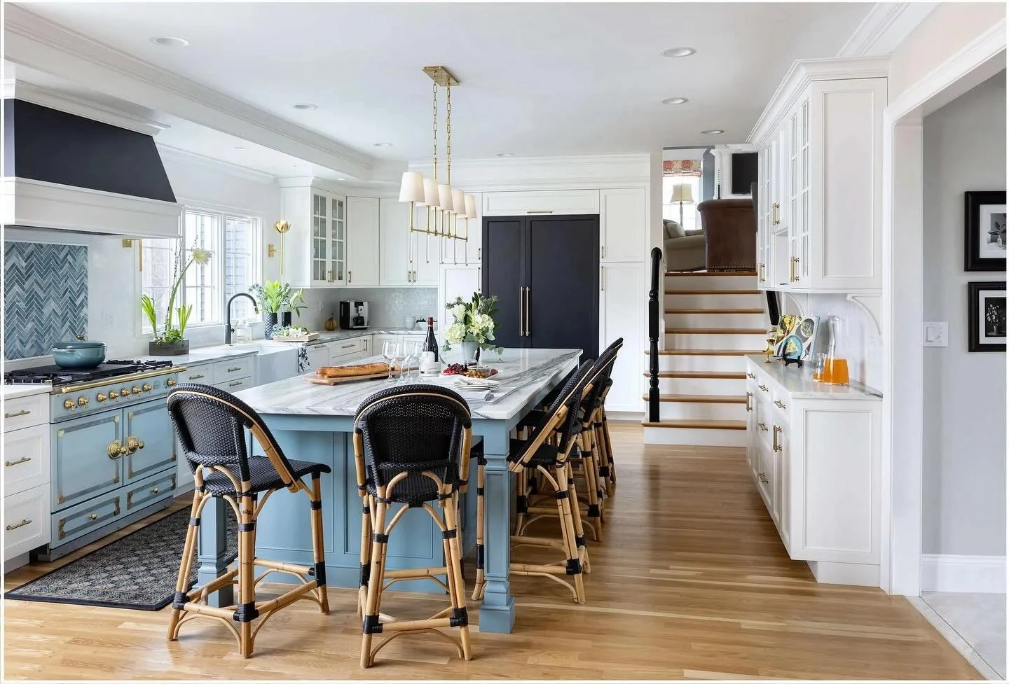 FEATURED ON HOUZZ | Our Sudbury Fireside Gourmet kitchen was featured on Houzz &ldquo;Know the 3 Zones of Kitchen Storage&rdquo; (link in bio) @Houzz also featured the project as Kitchen of the Week in February of this year. Storage is one of our sup