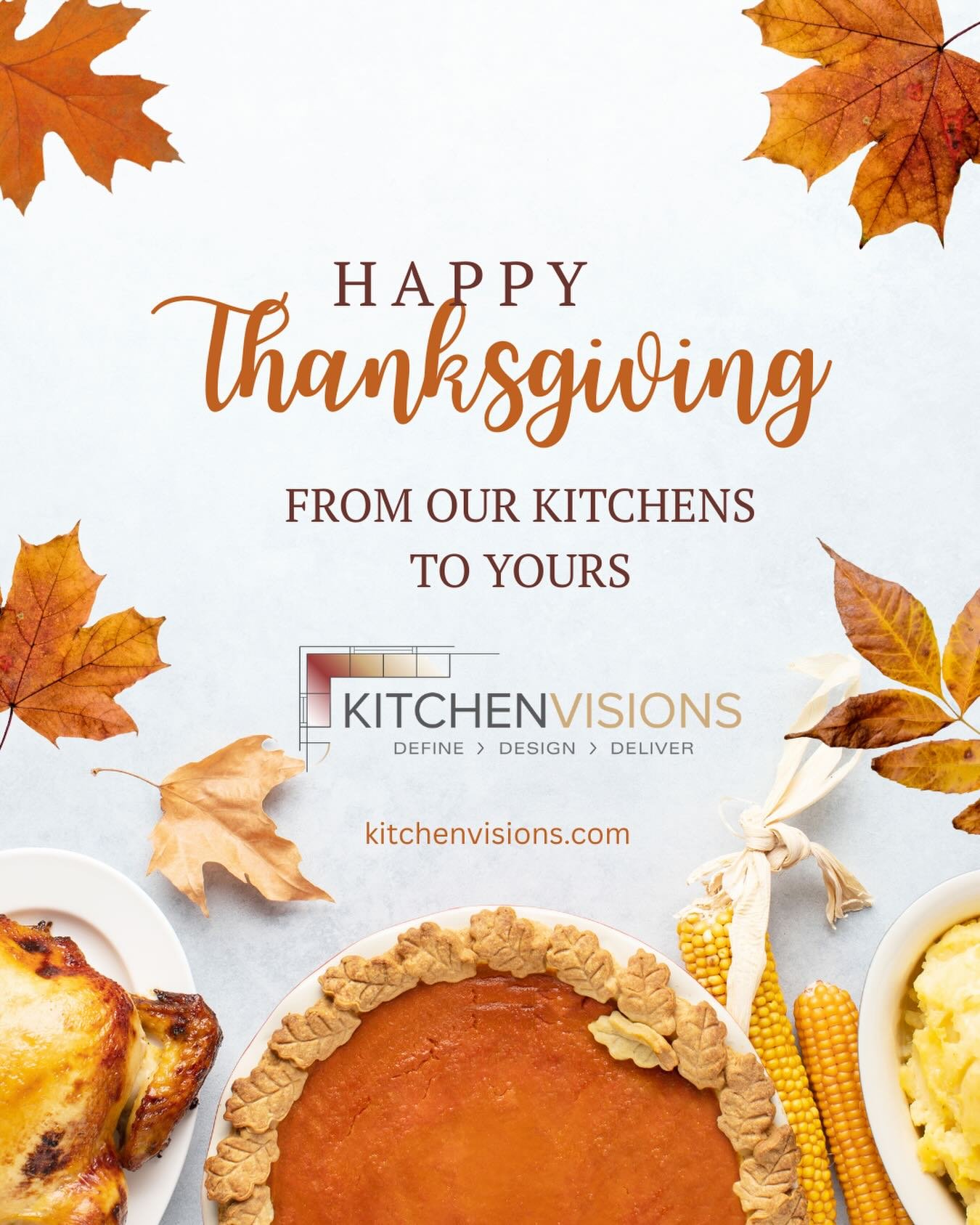 GOBBLE GOBBLE 🦃 Wishing you all a festive, fun and delicious Thanksgiving! With thanks, Jodi &amp; Team KV.

#Thanksgiving2025
#kitchenrenovations 
#awardwinningkitchendesign 
#definedesigndeliver