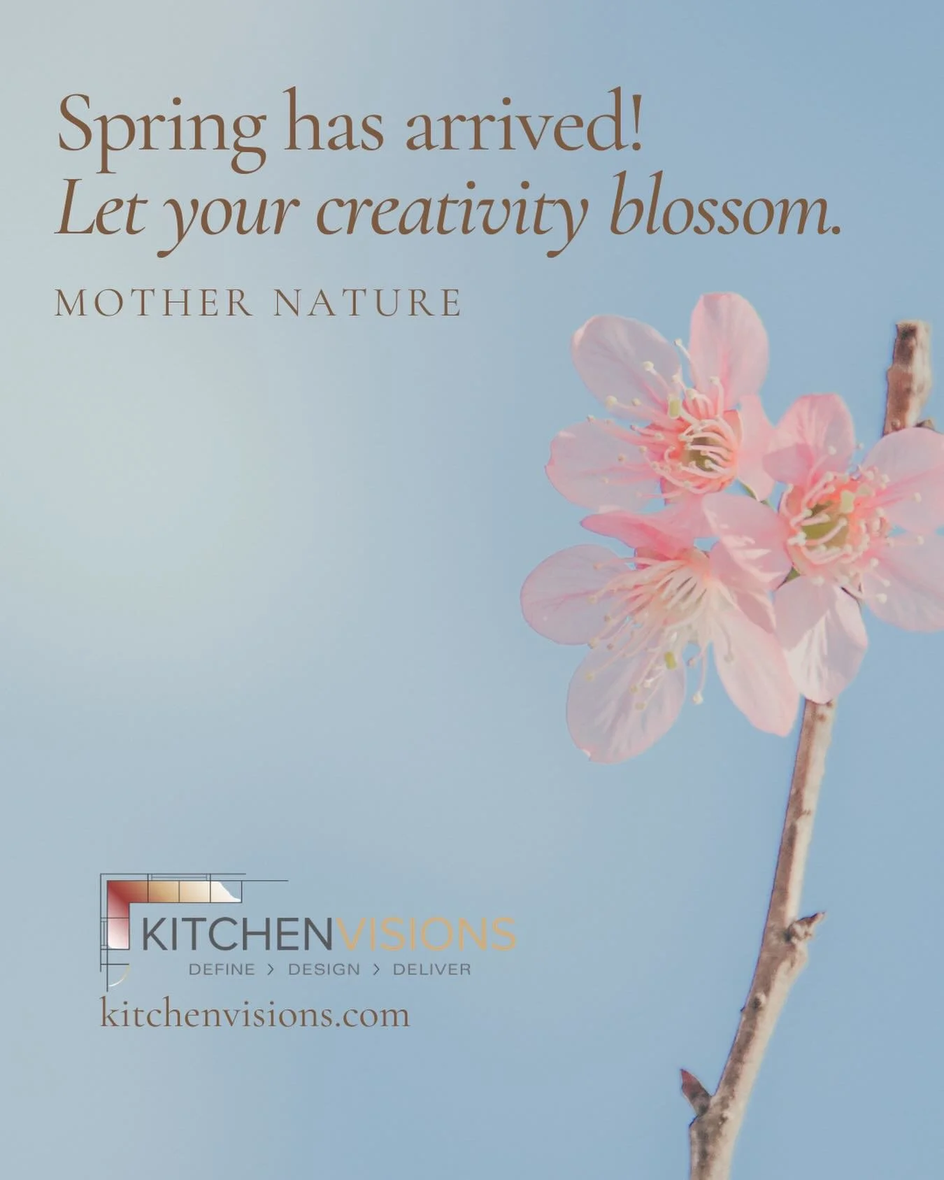 WELCOME SPRING! New season, new projects. Time to start anew. 

#spring2026
#residentialspaceplanning 
#definedesigndeliver