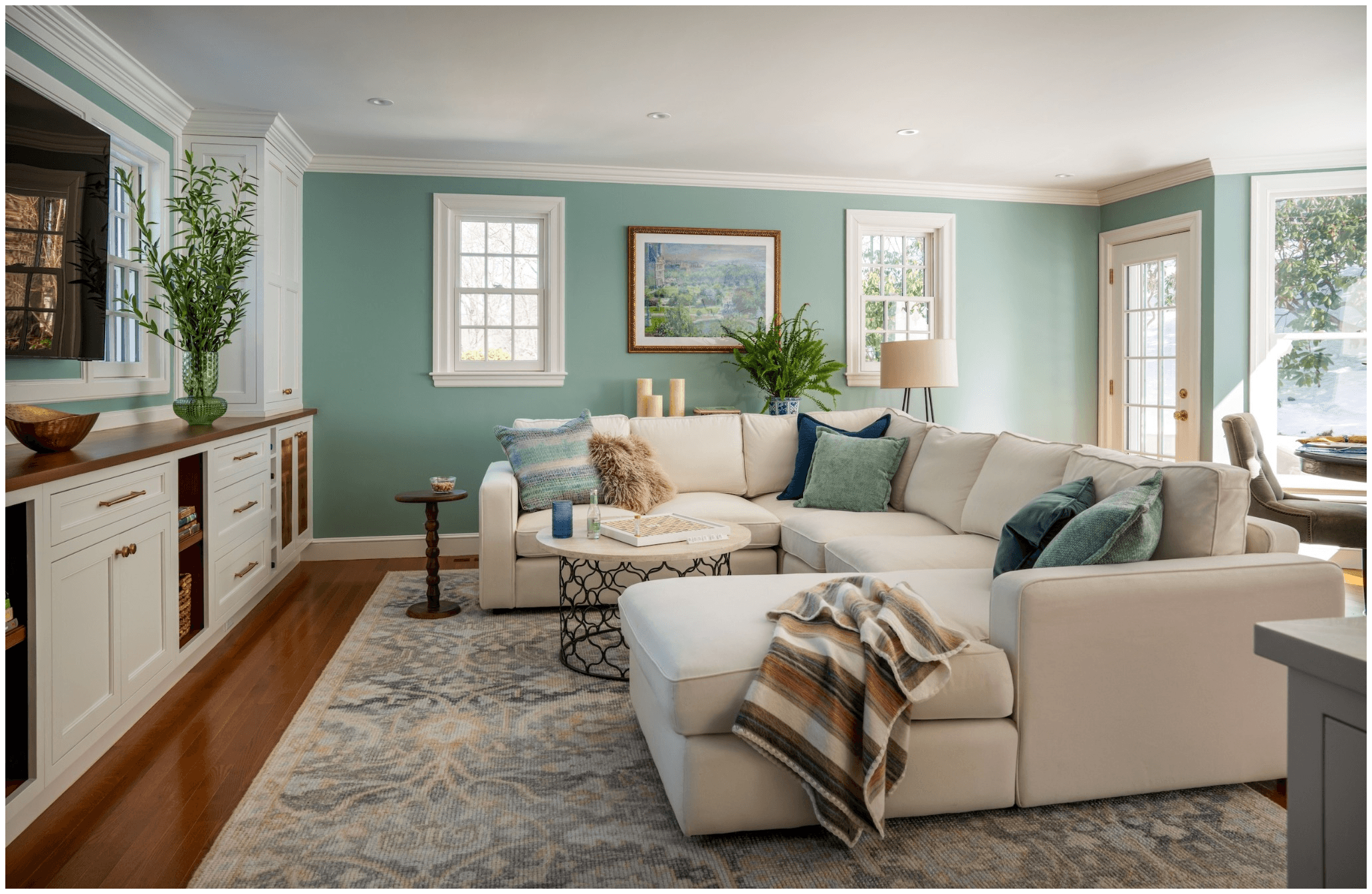 Family Room area Polished Open Concept Kitchen Brookline-18 KITCHENVISIONS-bordered.png