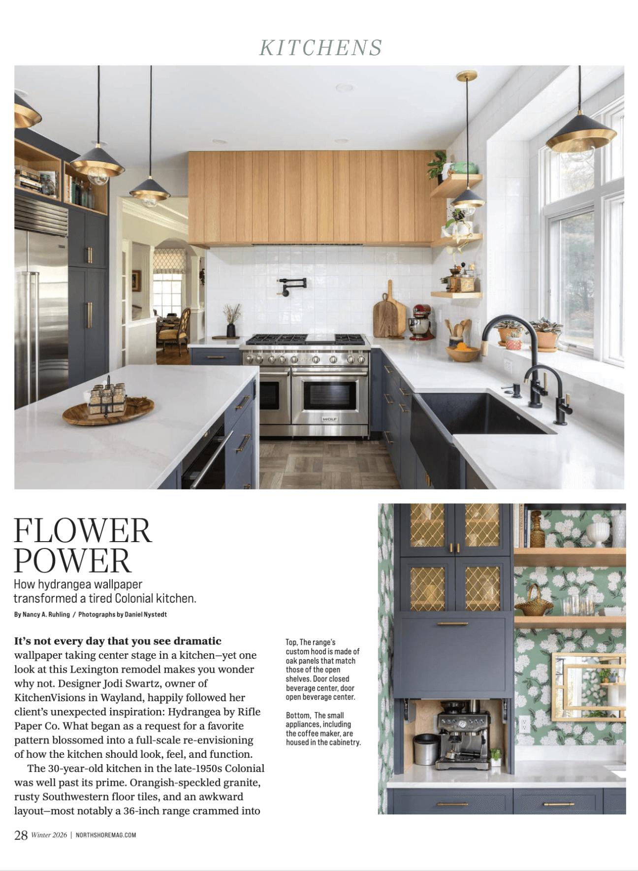 Lexington Kitchen Featured in Northshore Home Winter Issue