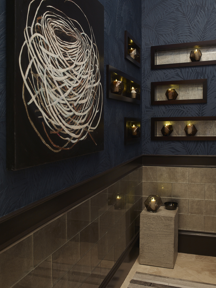 2015 atlanta symphony orchestra's decorators show house and gardens, terrace level powder bathroom | emily jenkins followill photo