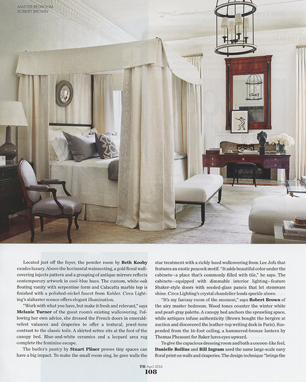 my little blurb right under robert brown's room photo!!! fabulous!!