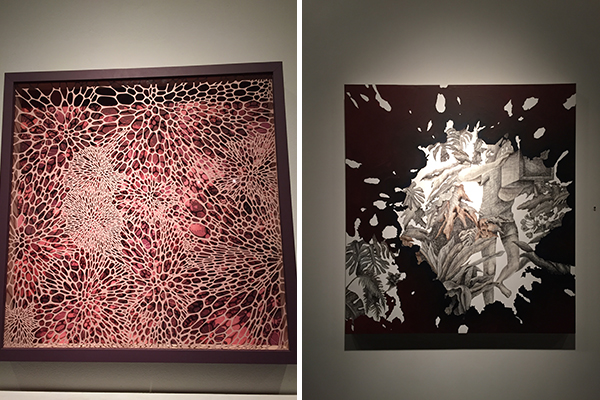 left, "raspberry cream" by lauren kussro and right, "i saw that" by hwahyun kim