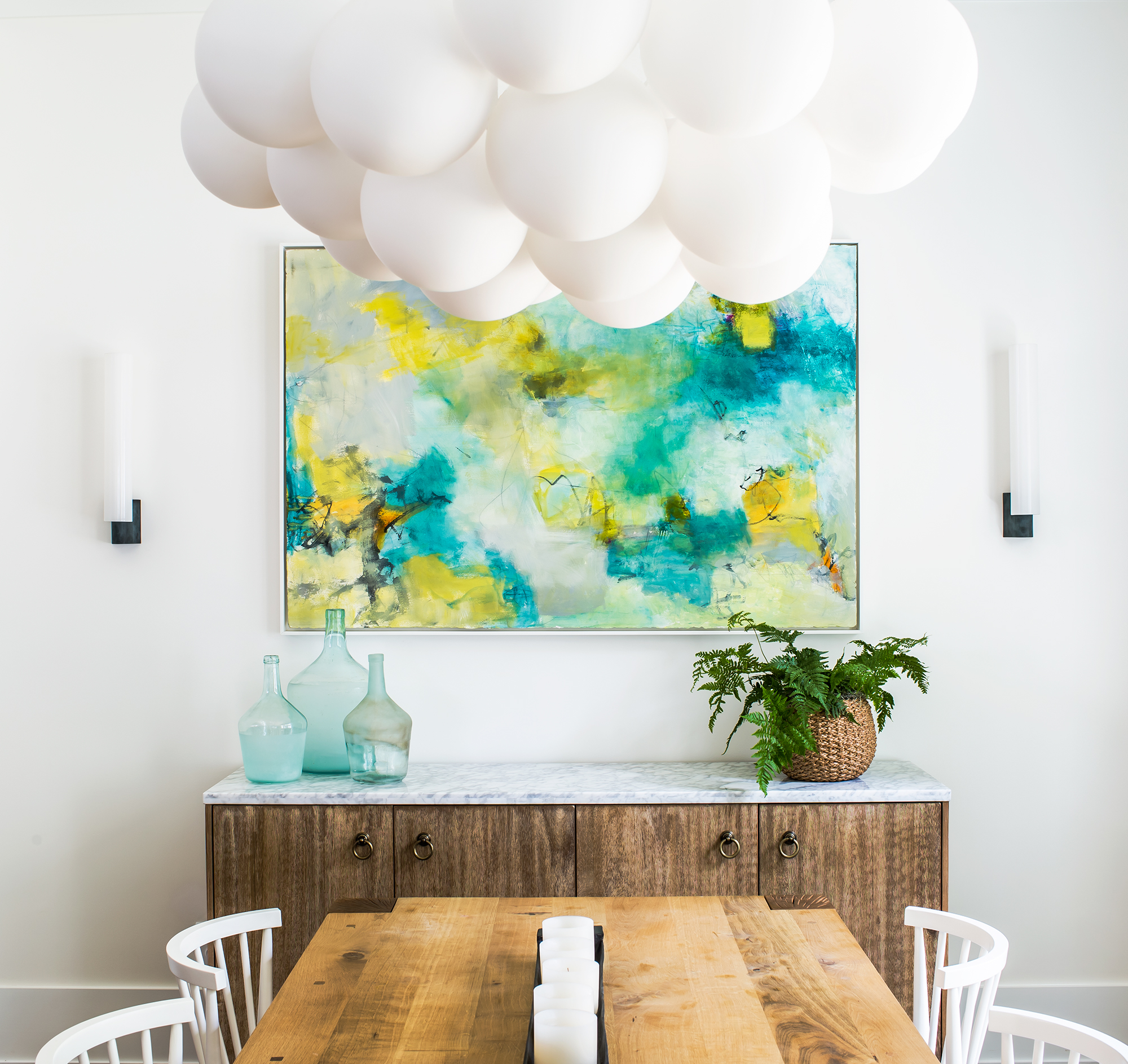 marietta dining room | new construction | ginger oglesby painting | jeff herr photography
