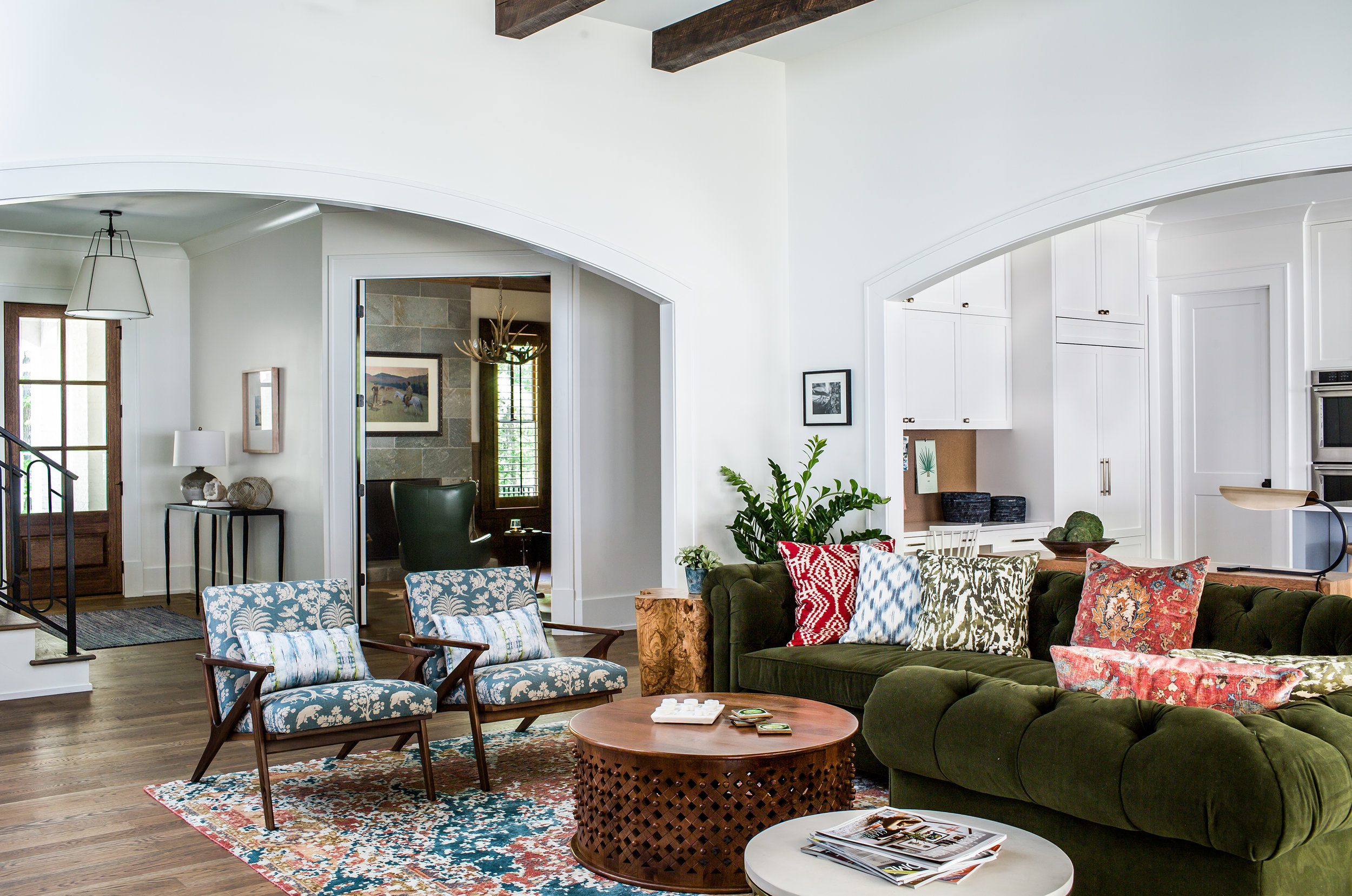 marietta living room | new construction | jeff herr photography