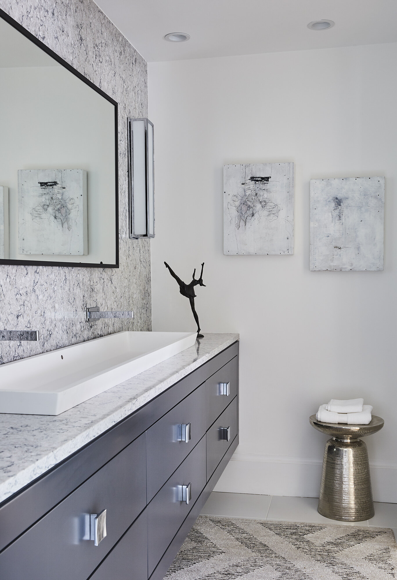 2019 modern styles showhouse bathroom | buckhead, atlanta | kelly blackmon photography