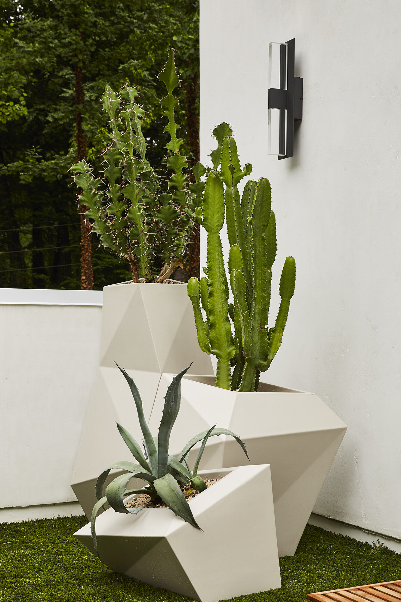 2019 modern styles showhouse upper porch cacti | buckhead, atlanta | kelly blackmon photography