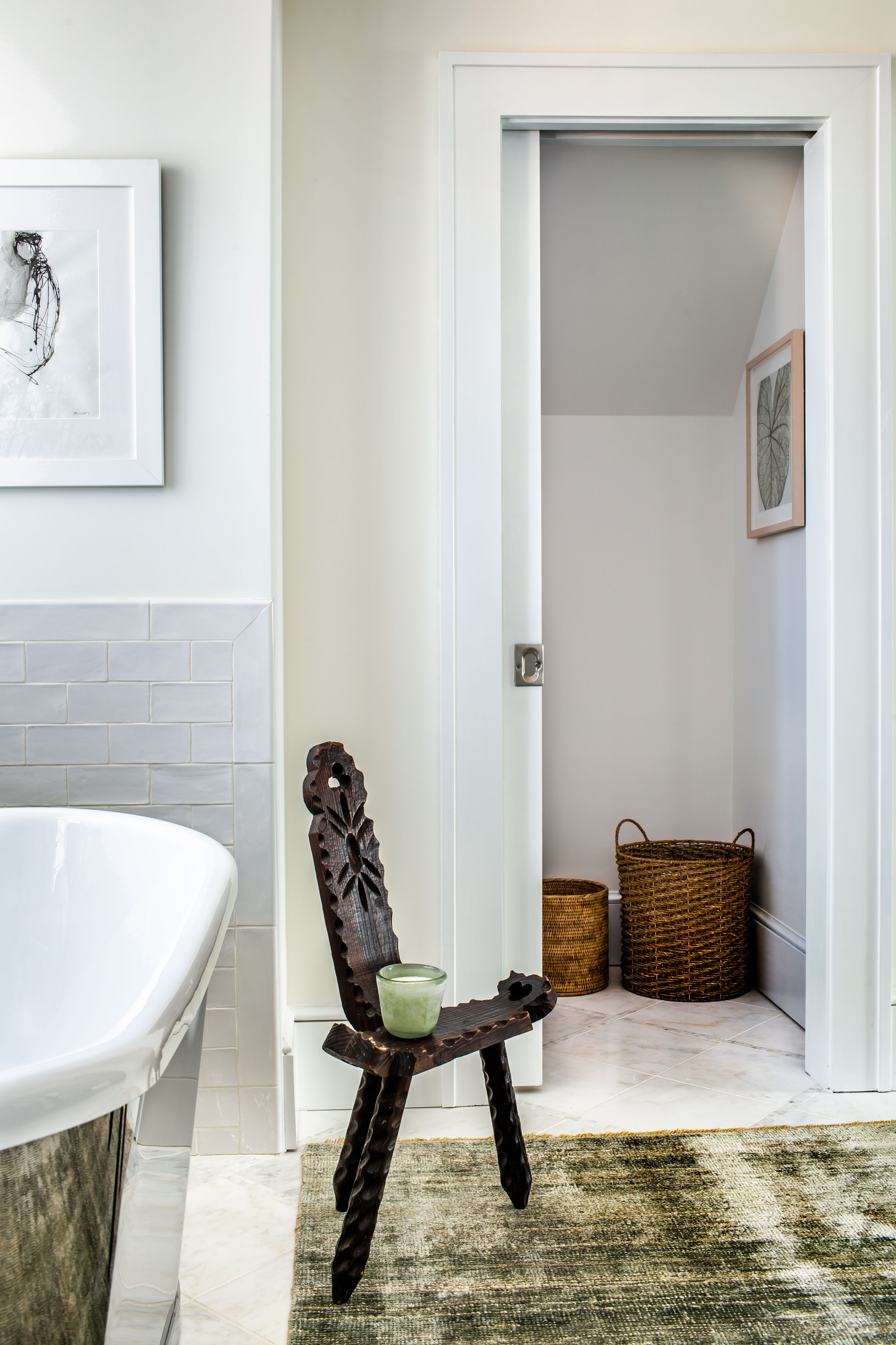morningside tudor cottage renovation | primary bathroom wc | jeff herr photography