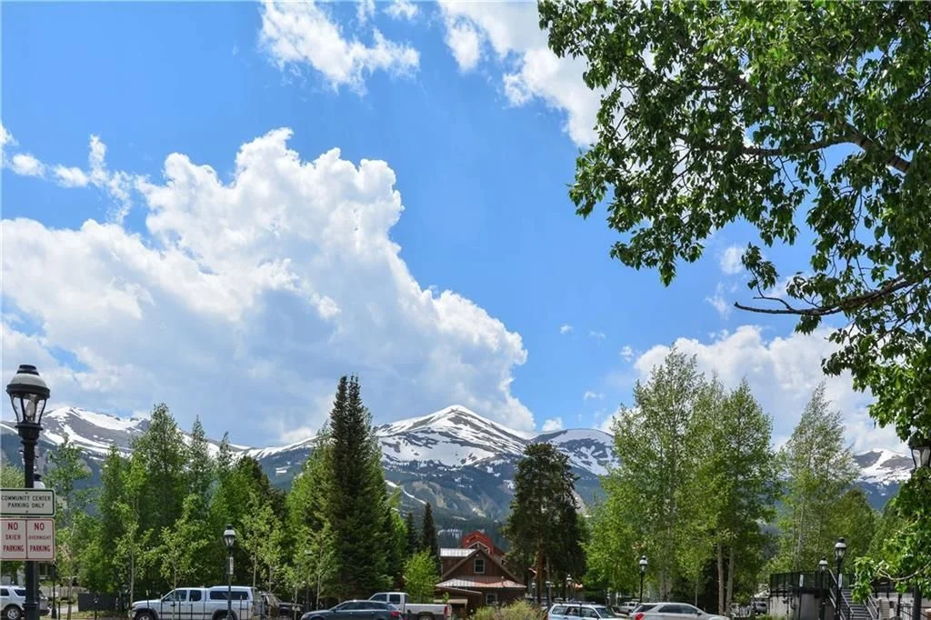 Views of the ski area are an attractive feature of this home.