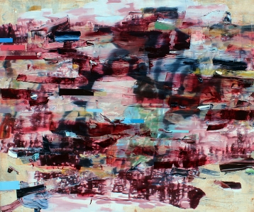 Stay Awhile My Inner Child, 2013 | 60 x 72 inches | Oil and Acrylic on Canvas
