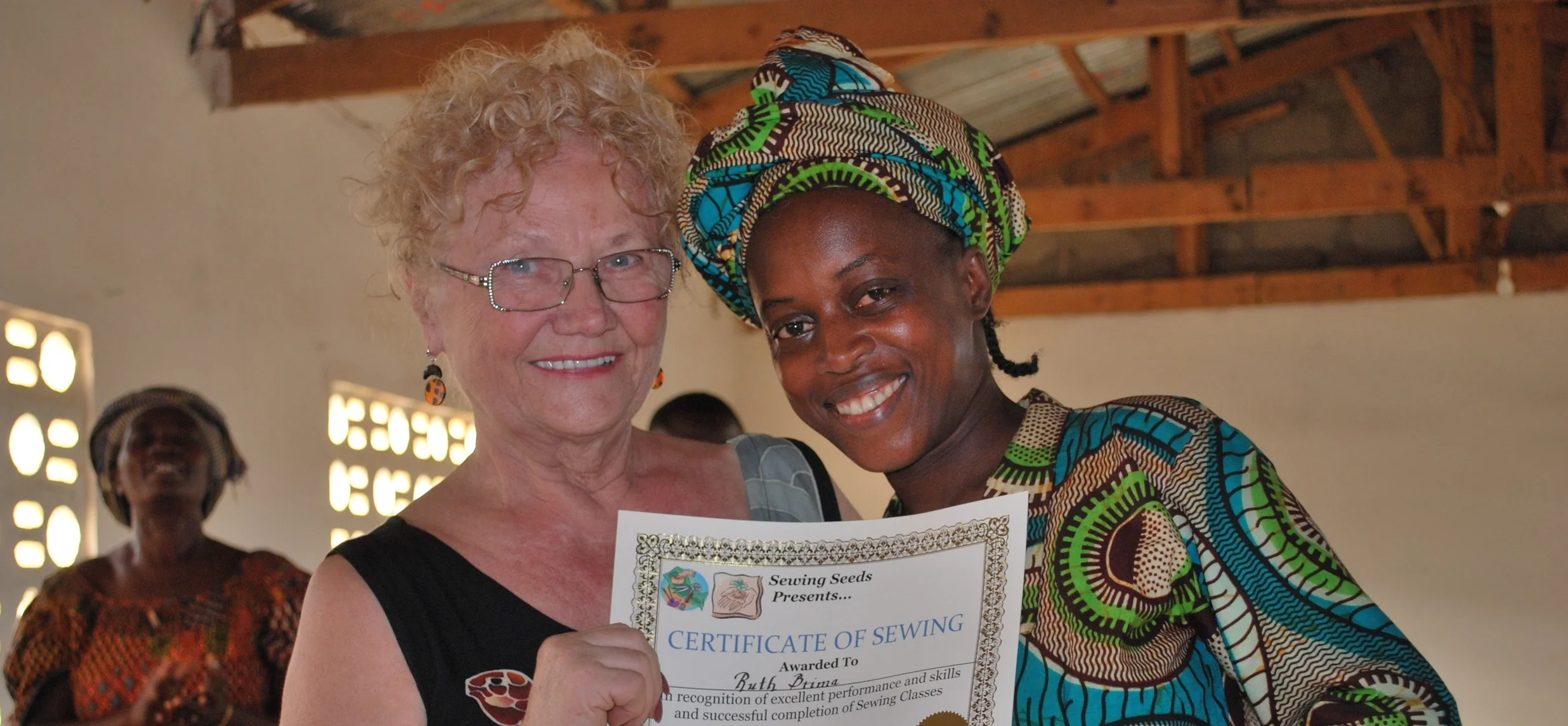 Sierra Leone Sewing Mom and Ruth.JPG