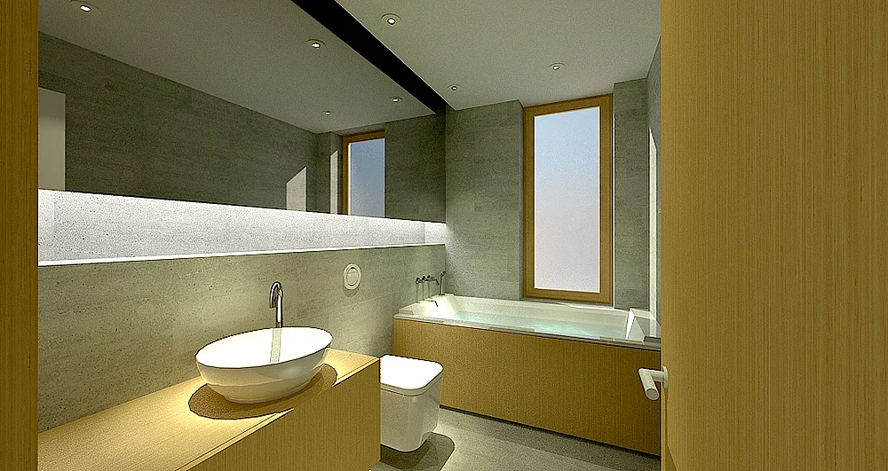 bathrooms, hill house