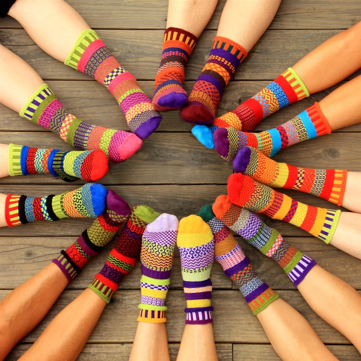 Mismatched socks...