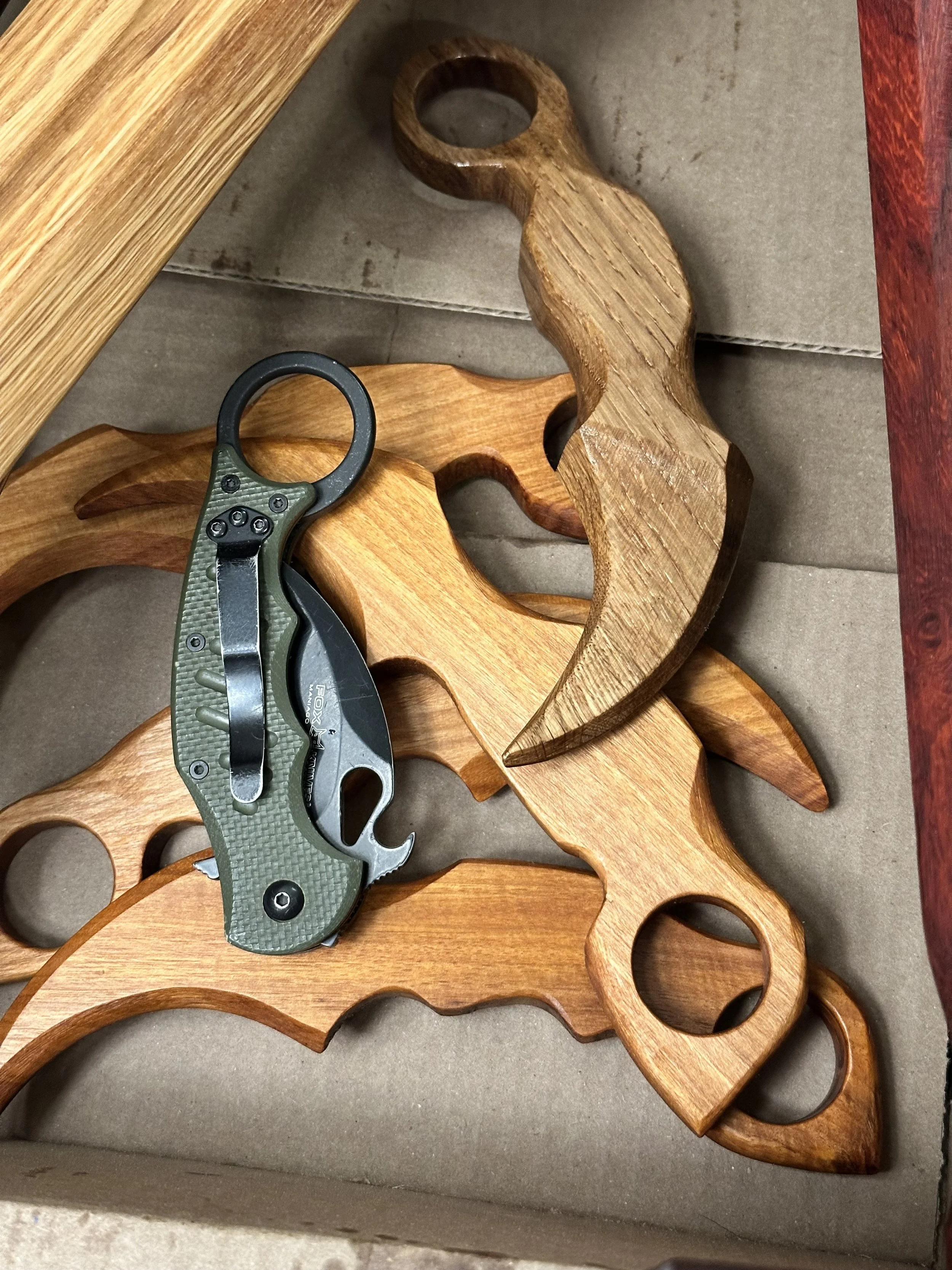 Wooden Training Karambit
