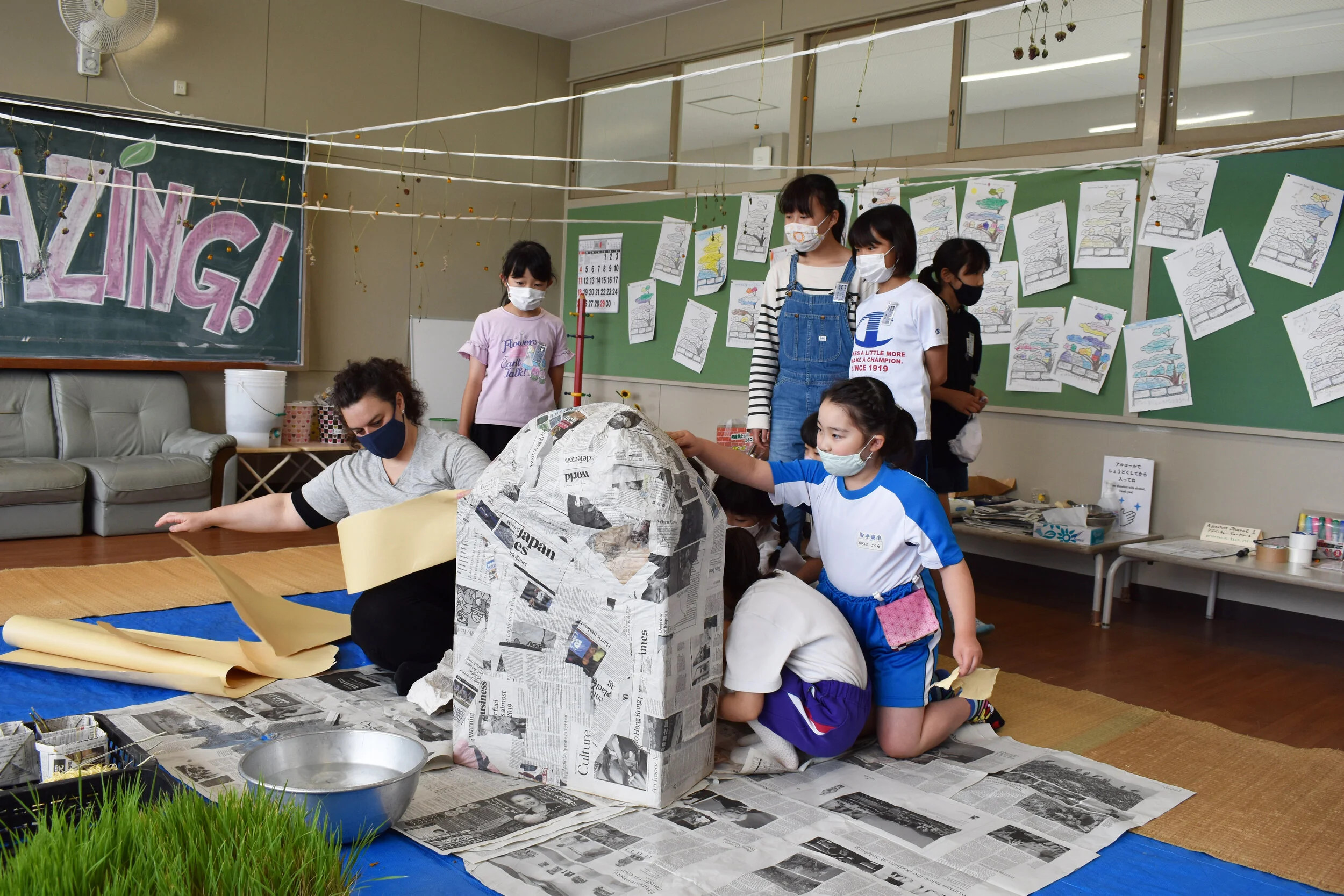 Paper mache gang.jpeg