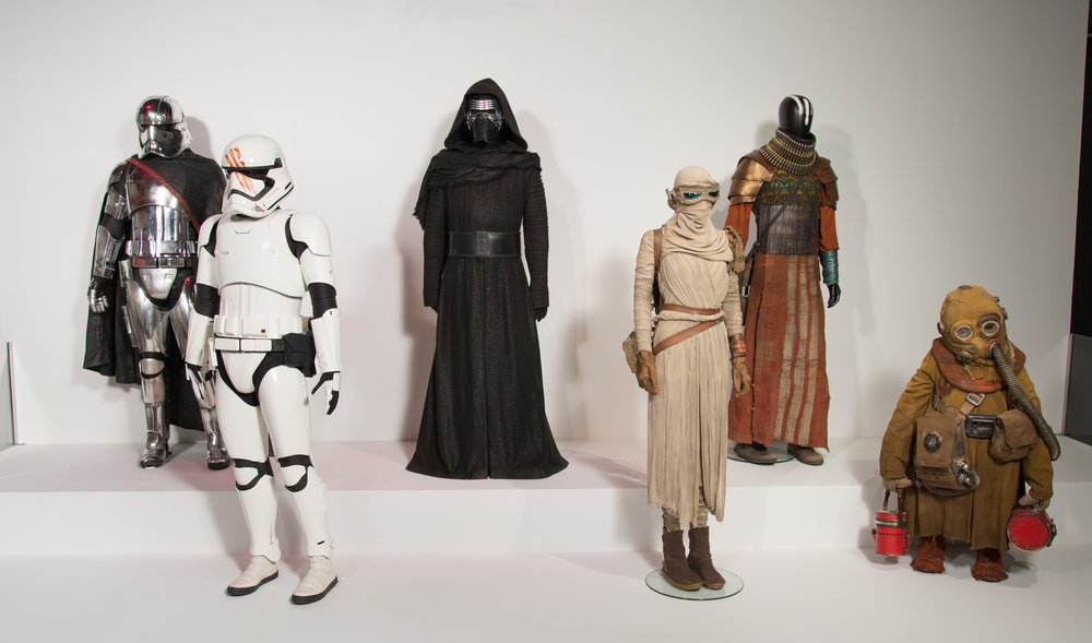  “Star Wars: Episode VII - The Force Awakens” costumes by Michael Kaplan, . These costumes can be seen in the 24th Annual "Art of Motion Picture Costume Design" exhibition, FIDM Museum, Fashion Institute of Design &amp; Merchandising, Los Angeles. Th