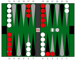 Backgammon Strategy, # **DMP - stay or go