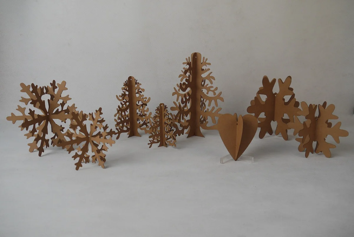 Some times, craft (recycled) paper is good for pop-up designs