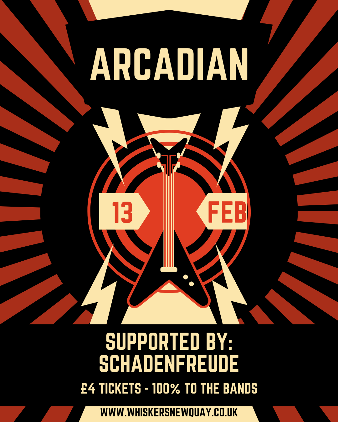 ARCADIAN supported by: SCHADENFREUDE
