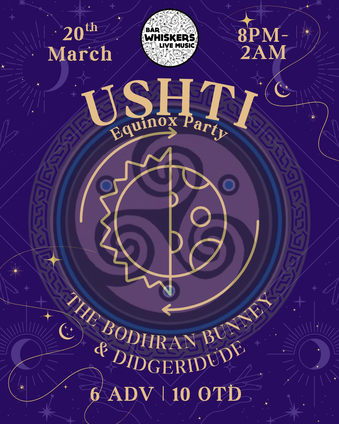 EQUINOX PARTY with USHTI &amp; The Bodhran Bunney &amp; The Didgeridude