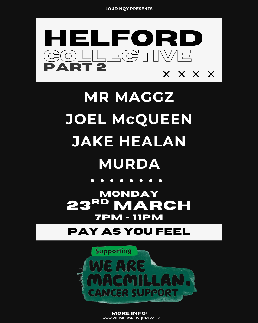 HELFORD COLLECTIVE part 2 - MacMillan Fundraiser