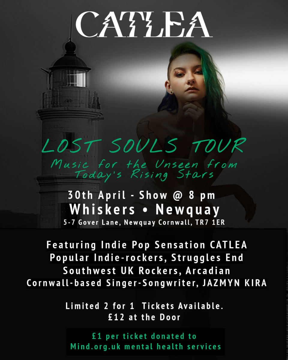 CATLEA - Lost Souls Tour | Supported by: Struggles End, Arcadian &amp; Jazmyn Kira