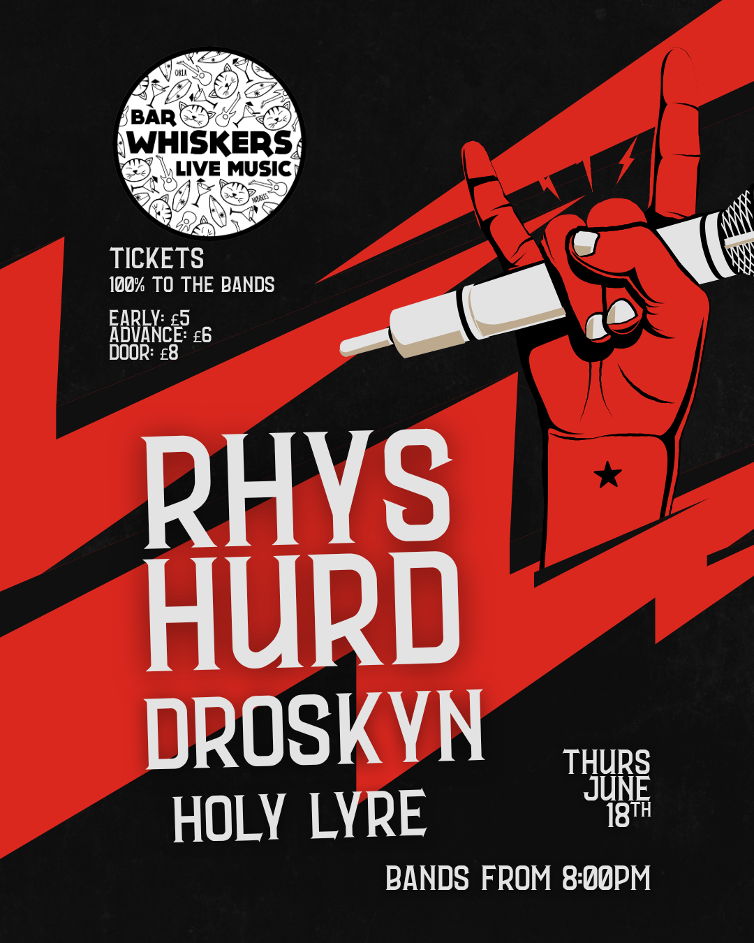 RHYS HURD + DROSKYN + HOLY LYRE