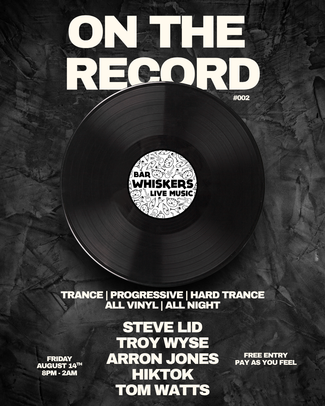 ON THE RECORD #002 - ALL VINYL | ALL NIGHT