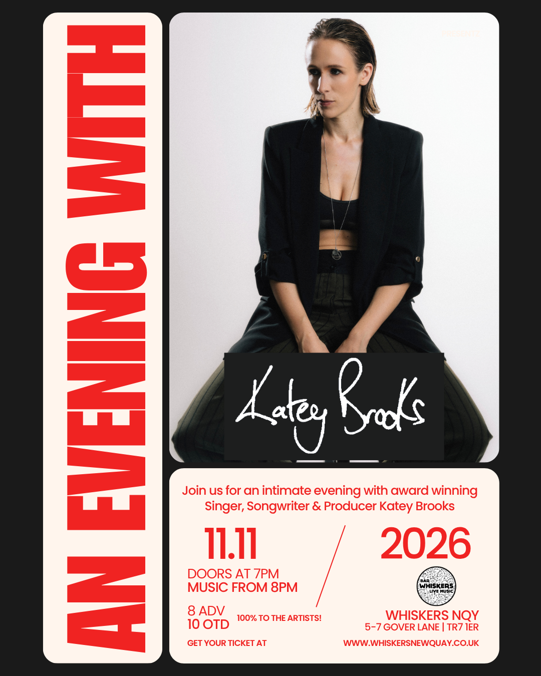An Evening With: KATEY BROOKS