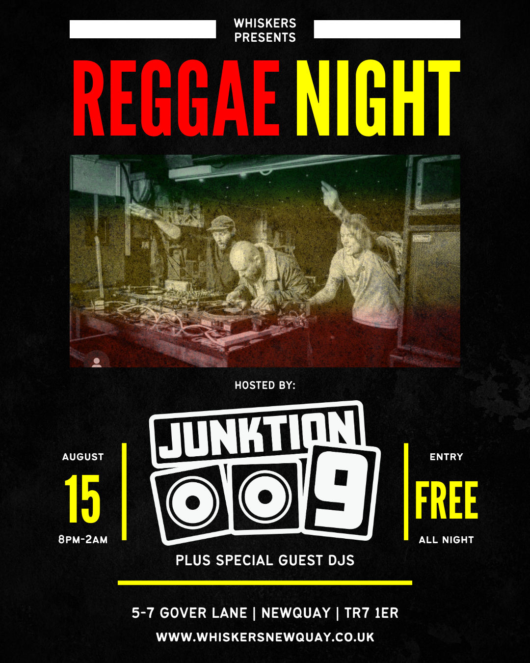 JUNKTION 9 REGGAE NIGHT