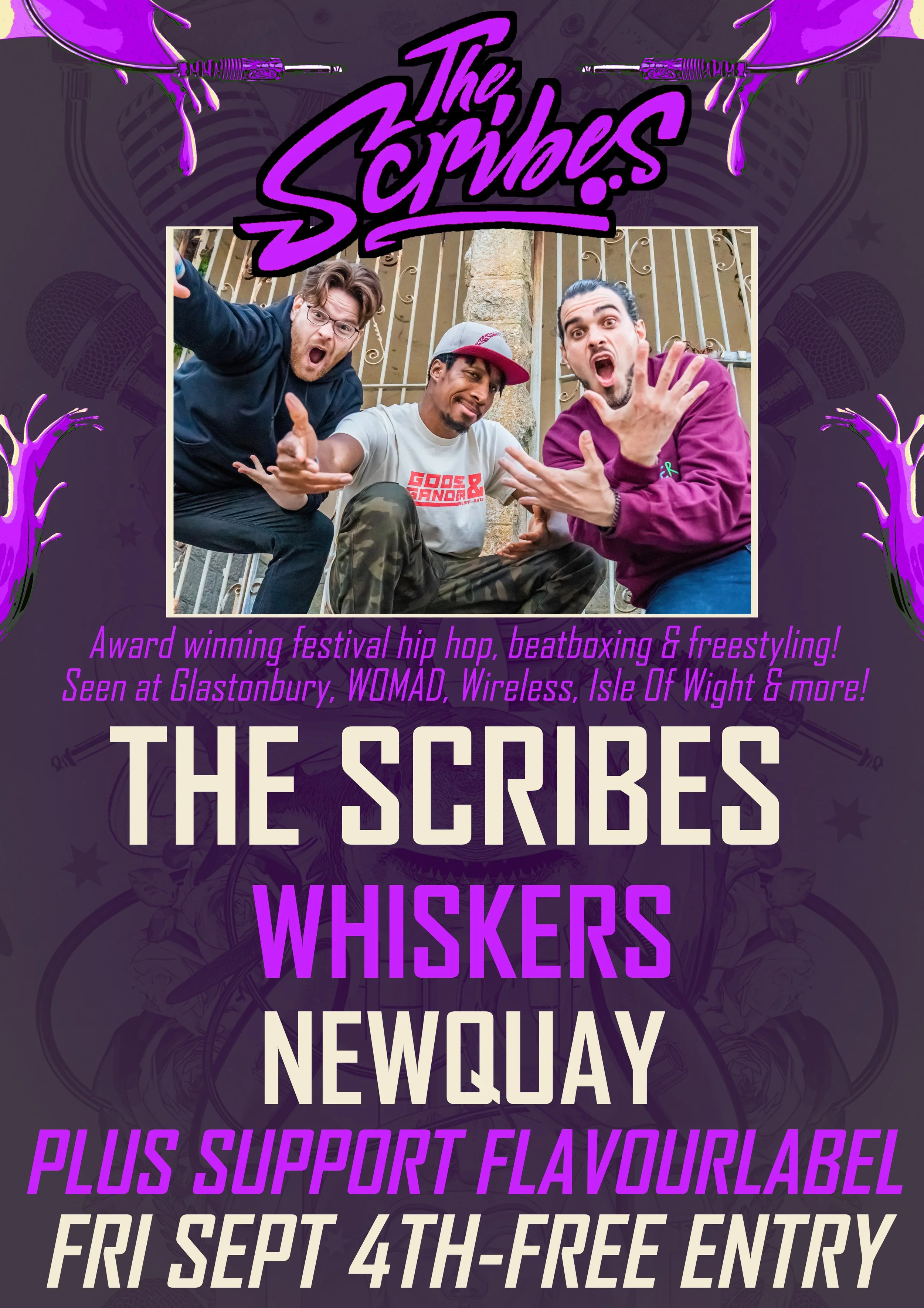 THE SCRIBES + FLAVOURLABEL | FREE ENTRY!