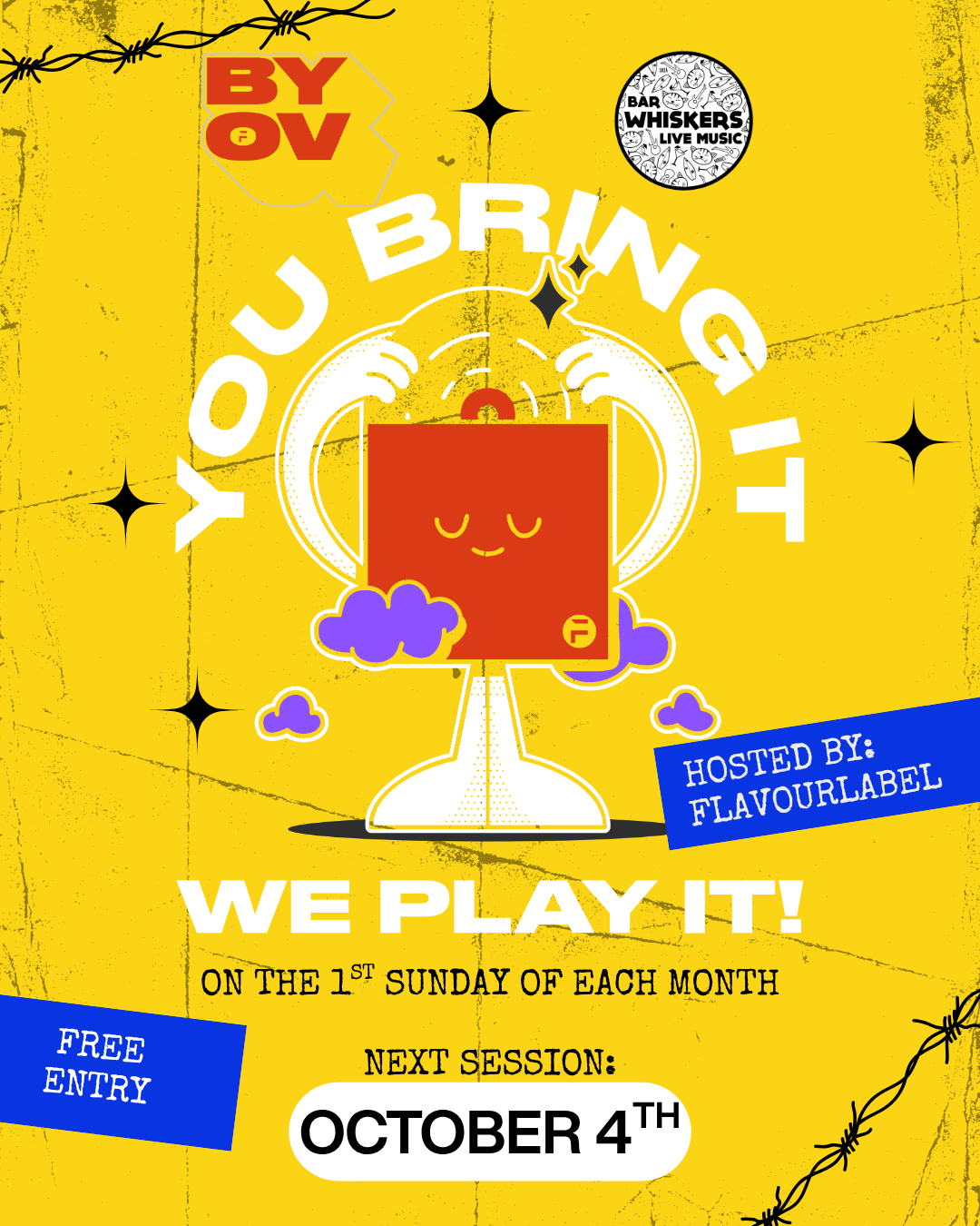 BRING YOUR OWN VINYL - First Sunday of the Month