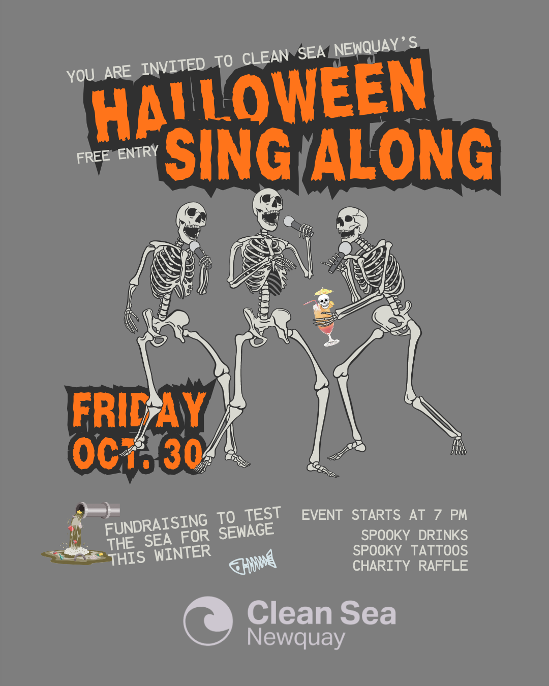 CLEAN SEAS NEWQUAY || HALLOWEEN SING-ALONG