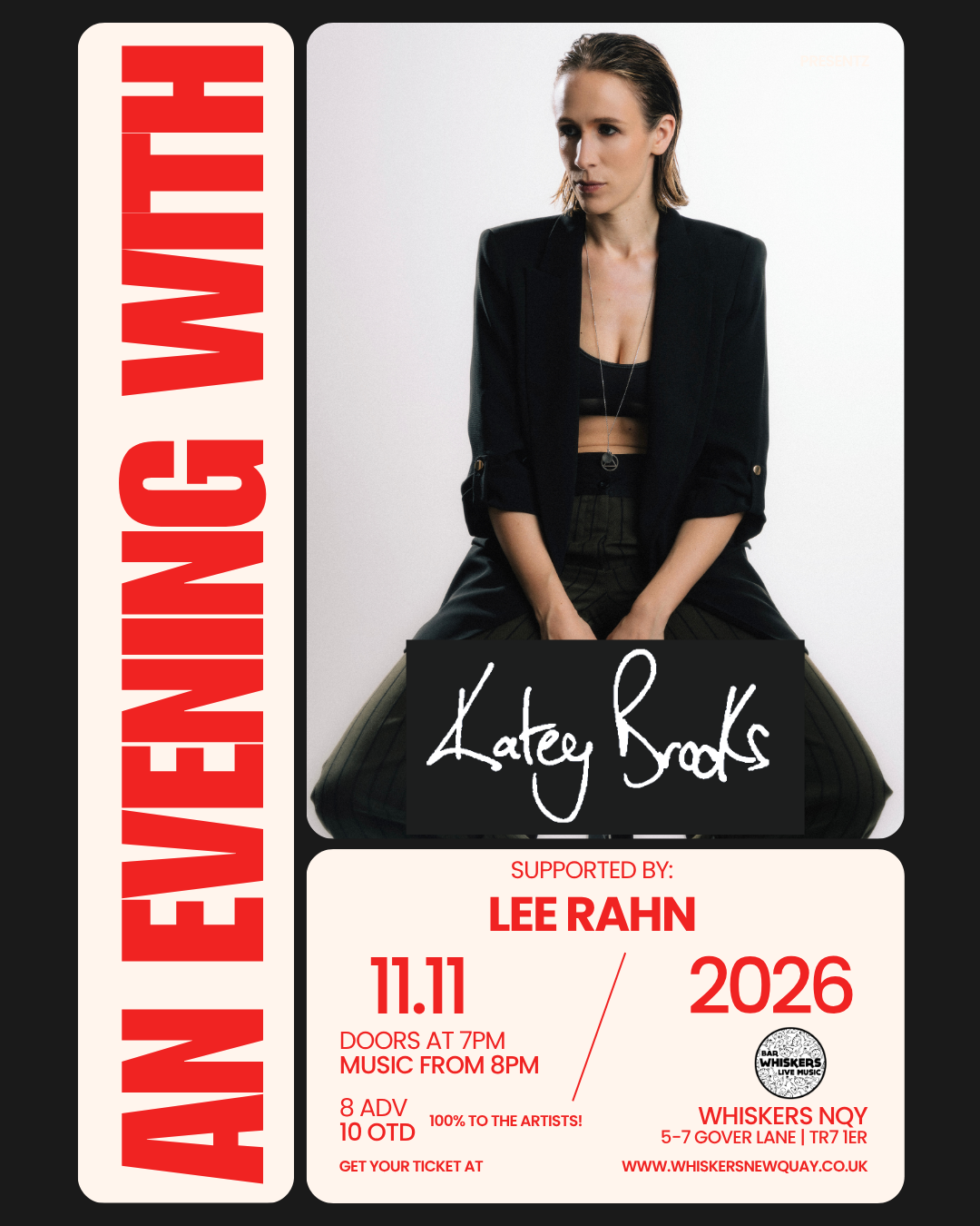 An Evening With: KATEY BROOKS + LEE RAHN