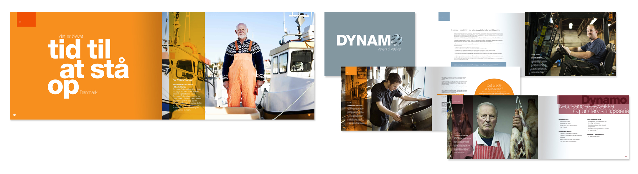 Dynamo Design af visuelt udtryk for Dynamo, en præsentation af et oplæg til en erhvervs reality-serie - AdPeople