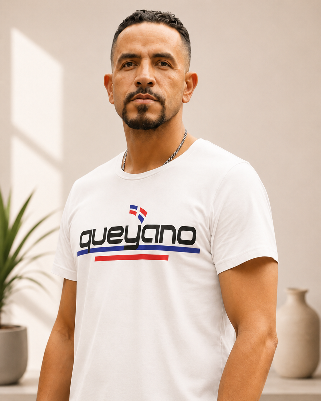 Queyano Mens White Shirt