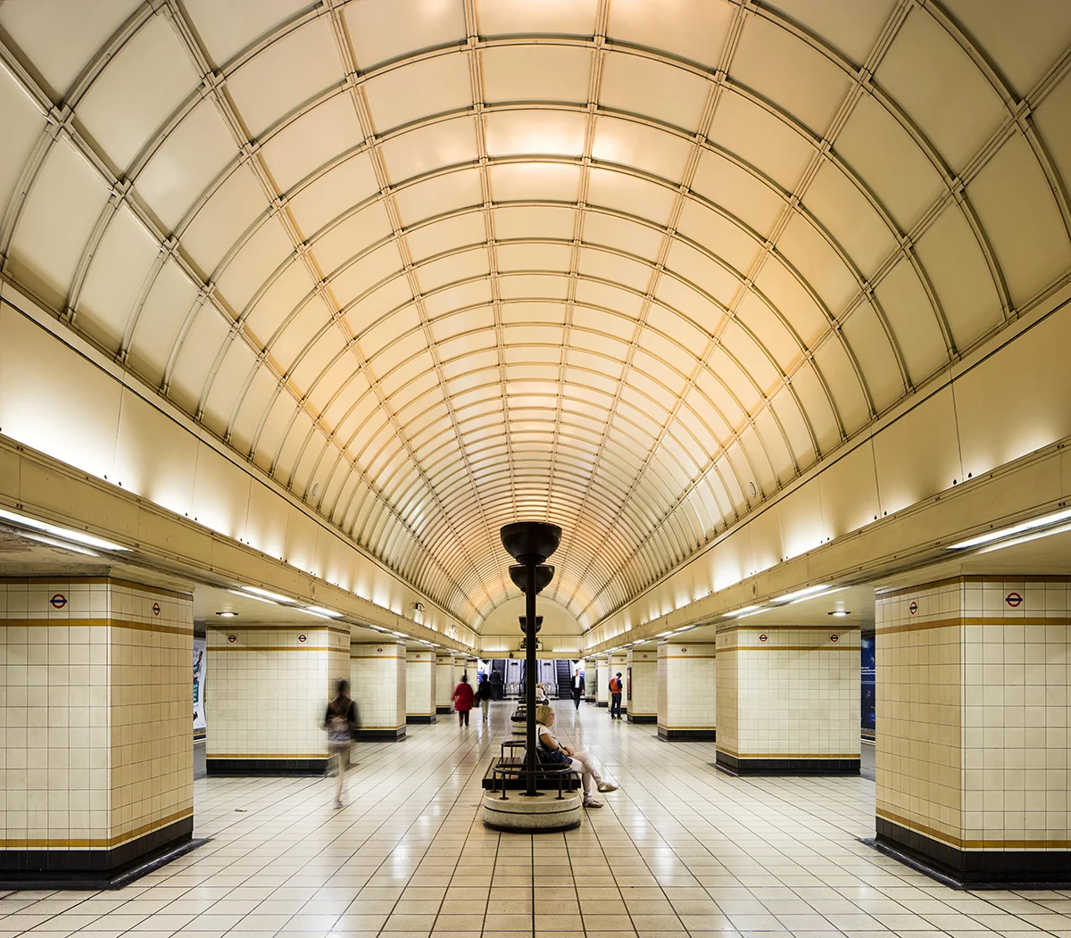 The Architecture of the Underground / Gants Hill Station.